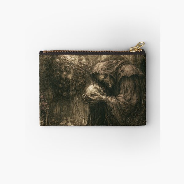 Item preview, The Pale Vigil: The Last Relic | Dark Gothic Fantasy Art | Sepia Horror Wall Print designed and sold by Opetis.