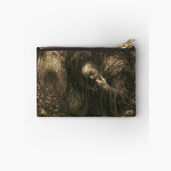 Item preview, The Pale Vigil: The Long Consideration | Gothic Cathedral Horror Art Print | Dark Fantasy Wall Art designed and sold by Opetis.