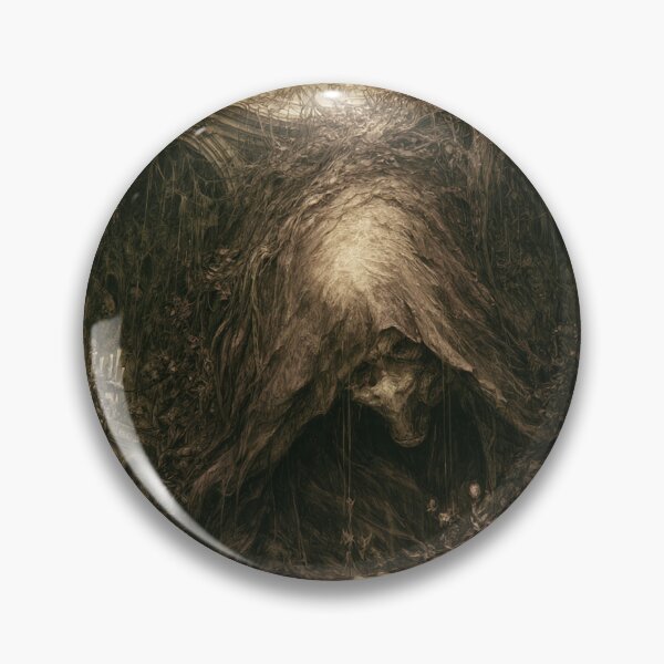 Item preview, The Pale Vigil: The Face of the Vigil | Gothic Cathedral Horror Art Print | Dark Fantasy Wall Art designed and sold by Opetis.
