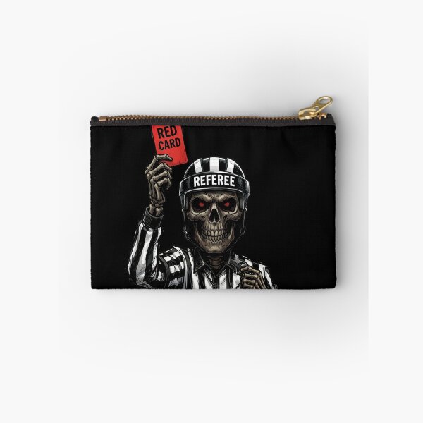 Item preview, Red-Eyed Skeleton Referee Red Card — Soccer World Cup designed and sold by David Mateo ArtWorks.