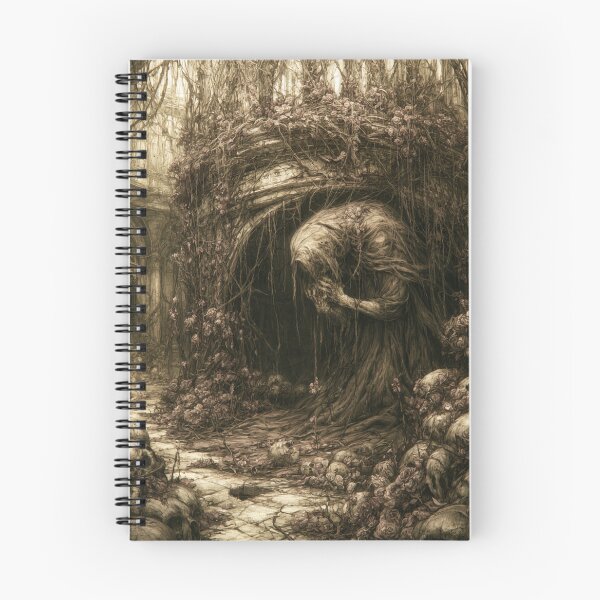 Item preview, The Pale Vigil: The Arch Vigil | Gothic Cathedral Horror Art Print | Dark Fantasy Wall Art designed and sold by Opetis.
