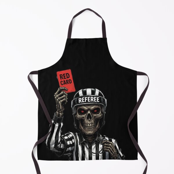 Item preview, Red-Eyed Skeleton Referee Red Card — Soccer World Cup designed and sold by David Mateo ArtWorks.