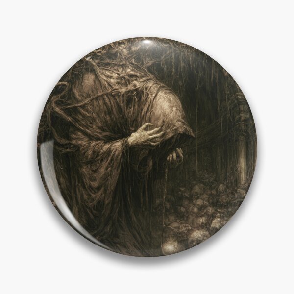 Item preview, The Pale Vigil: The Kept Light | Gothic Cathedral Horror Art Print | Dark Fantasy Wall Art designed and sold by Opetis.