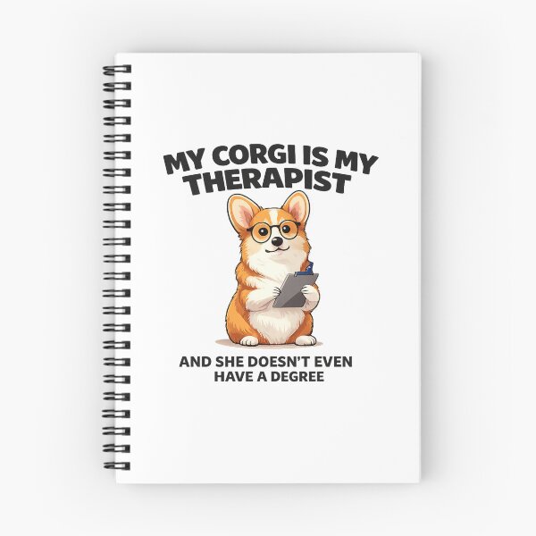 Artikelvorschau, Lustiges Corgi-Therapeuten-Shirt – Mein Corgi ist mein Therapeut – Geschenk für Corgi-Mamas entworfen und verkauft von Happy Hues.