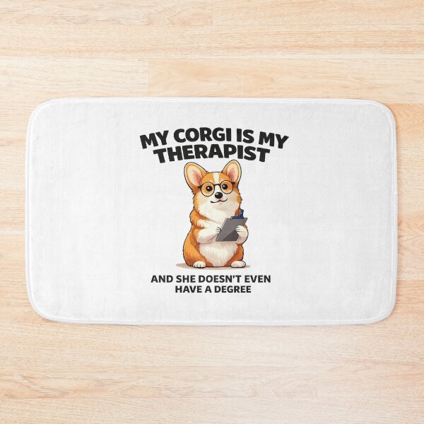 Artikelvorschau, Lustiges Corgi-Therapeuten-Shirt – Mein Corgi ist mein Therapeut – Geschenk für Corgi-Mamas entworfen und verkauft von Happy Hues.