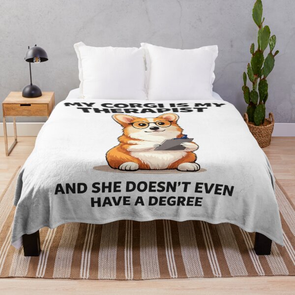 Item preview, Funny Corgi Therapist Shirt — My Corgi Is My Therapist — Corgi Mom Gift designed and sold by Happy Hues.