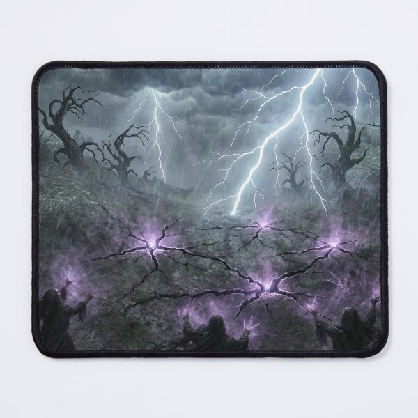 Item preview, The Summoning: The Ground Sigil | Coven Ritual Art Print | Dark Fantasy Wall Art designed and sold by Opetis.