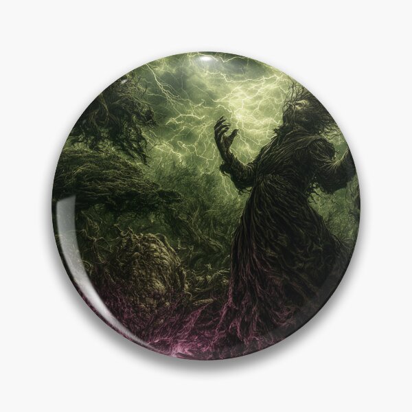 Item preview, The Summoning: The Clawtide Caller | Warlock Storm Horror Art Print | Dark Fantasy Wall Art designed and sold by Opetis.