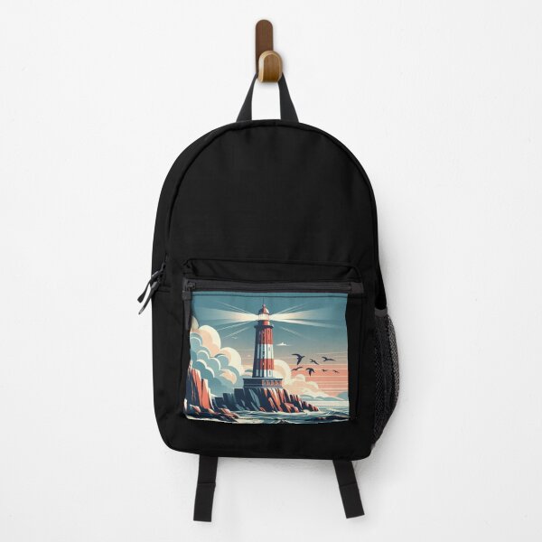 Item preview, Stormy Lighthouse – Vintage Nautical Design designed and sold by Dogandesighn.