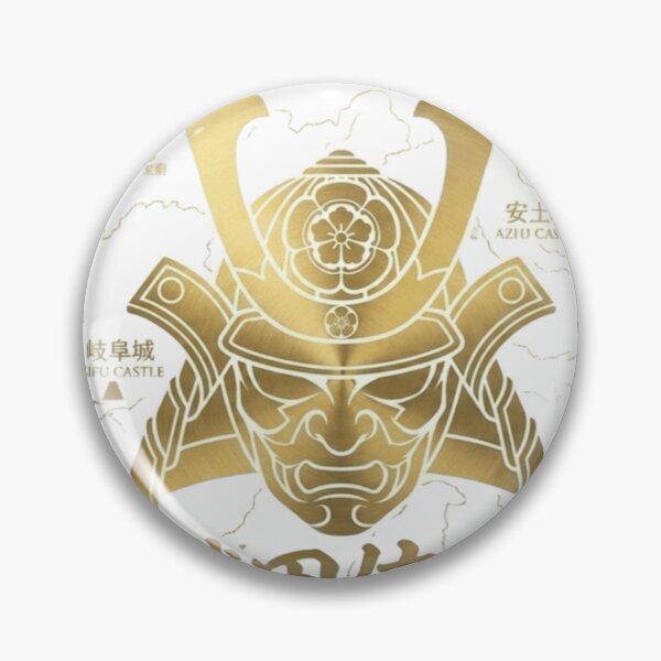 Item preview, 黄金の織田信長 侍兜 - 戦国武将アート designed and sold by SAMURAI-KAMON.