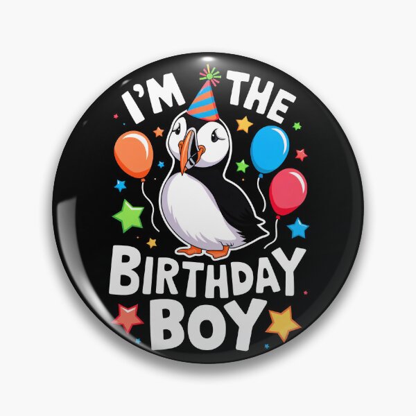 Item preview, Funny Puffin Birthday Boy Bday Boys Girls Kids designed and sold by rafaeltto.