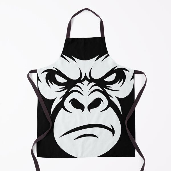 Item preview, Unleash your wild side with this fierce and bold gorilla face design! designed and sold by Apex-Ape.