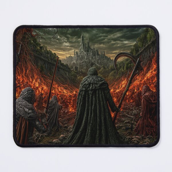 Item preview, Chronicles of Aazor: The Dunrath March | Dark Fantasy Skeleton March Art Print | Dark Fantasy Wall Art designed and sold by Opetis.