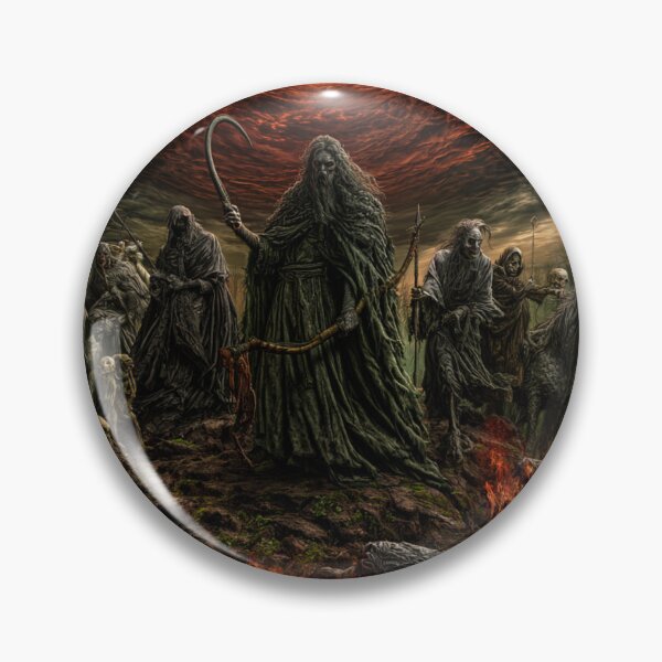 Item preview, Chronicles of Aazor: The Death God Orruvak | Dark Fantasy Death God Art Print | Dark Fantasy Wall Art designed and sold by Opetis.