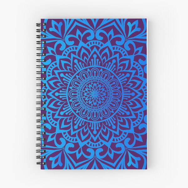 Item preview, Blue gradient mandala designed and sold by Art-spree.