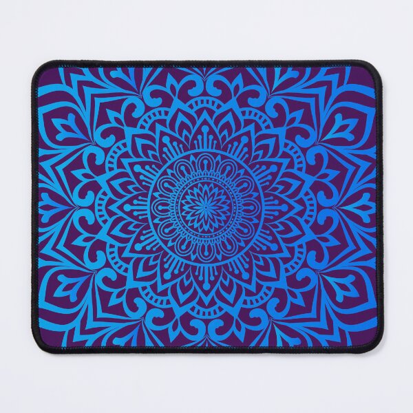 Item preview, Blue gradient mandala designed and sold by Art-spree.