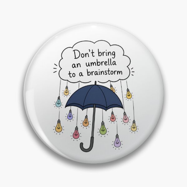 Item preview, Don't bring an umbrella to a brain storm - Ted lasso  designed and sold by stickers4-days.
