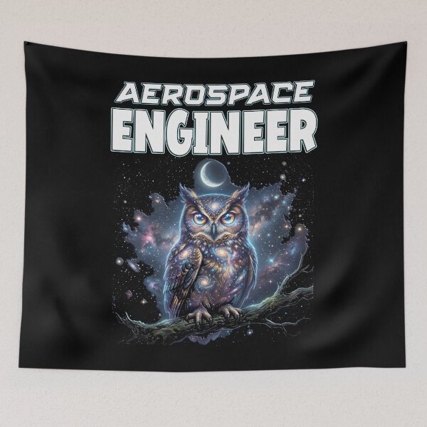 Item preview, Aerospace Engineer Owl Graphic | Cosmic Science Space scientist engineering  designed and sold by Jt41.