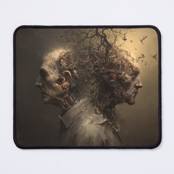 Item preview, Opetis: The Twinned Bough | Split Personality Dark Surreal Art Print | Gothic Nature Wall Art designed and sold by Opetis.