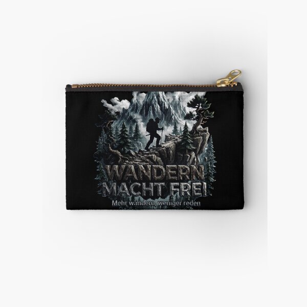 Item preview, Wandern Macht Frei German Hiking Quote Mountain Trekker designed and sold by ardhigeek.