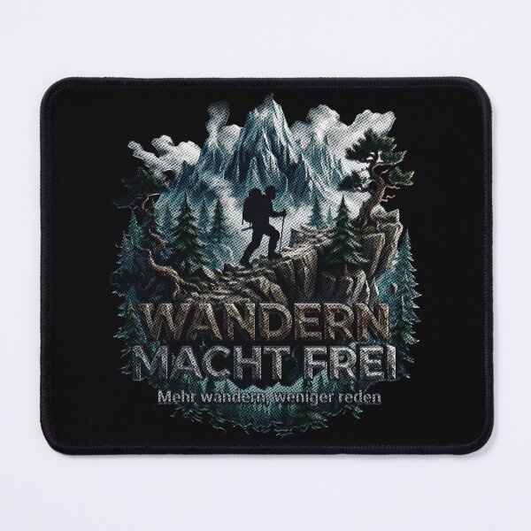 Item preview, Wandern Macht Frei German Hiking Quote Mountain Trekker designed and sold by ardhigeek.