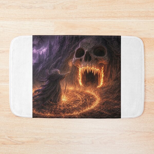 Artikelvorschau, Ulmreach: Das Knochentor | Kunstdruck „Schädeltor“ (Dark Fantasy) | Wandbild im Dark-Fantasy-Stil entworfen und verkauft von Opetis.