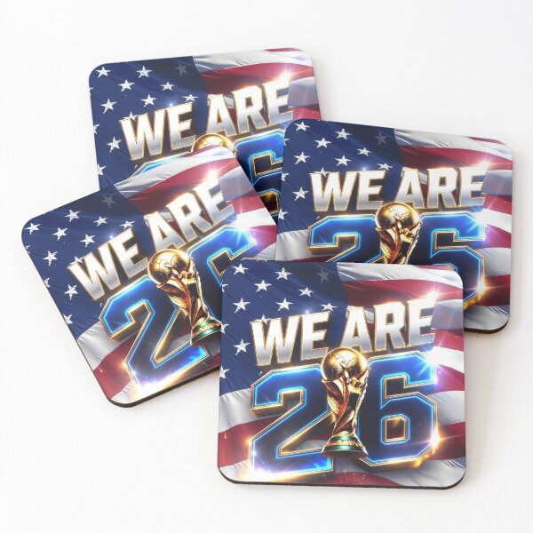 Item preview, We Are 26 USA 2026 | Official FIFA World Cup Host Slogan designed and sold by Ayush Shop.