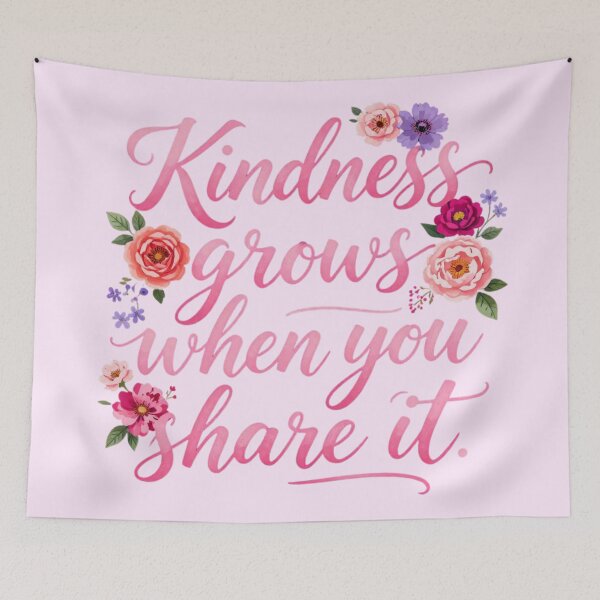 Item preview, Kindness grows when you share it. designed and sold by bubblyrainbow.
