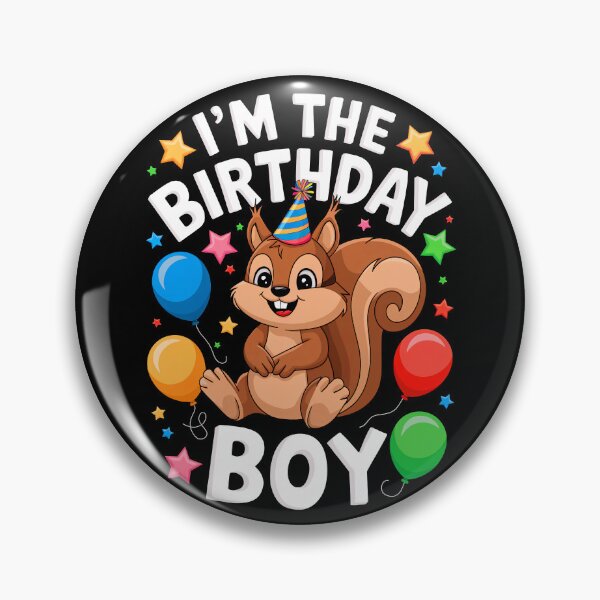 Item preview, Funny Squirrel Birthday Boy Bday Boys Girls Kids designed and sold by rafaeltto.