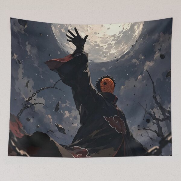 Item preview, Obito Uchiha Infinite Tsukuyomi Moonrise | Akatsuki Anime Aesthetic Art Print designed and sold by Dyan4.