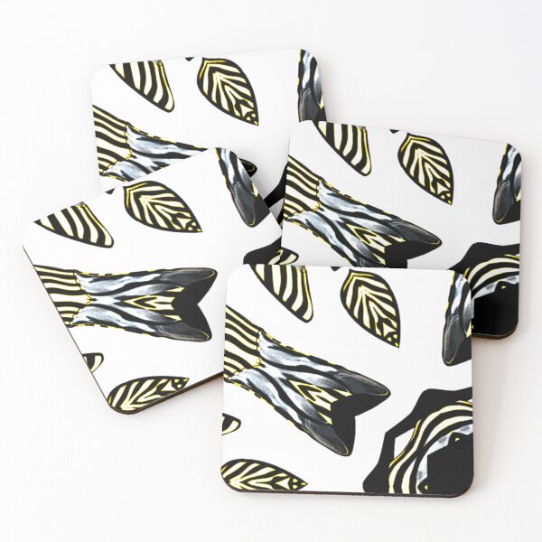 Item preview,  Monochrome Botanical Pattern | Abstract Leaf Design | Modern Nature Art | Black & White Minimalist Illustration designed and sold by LuxuryApparels.