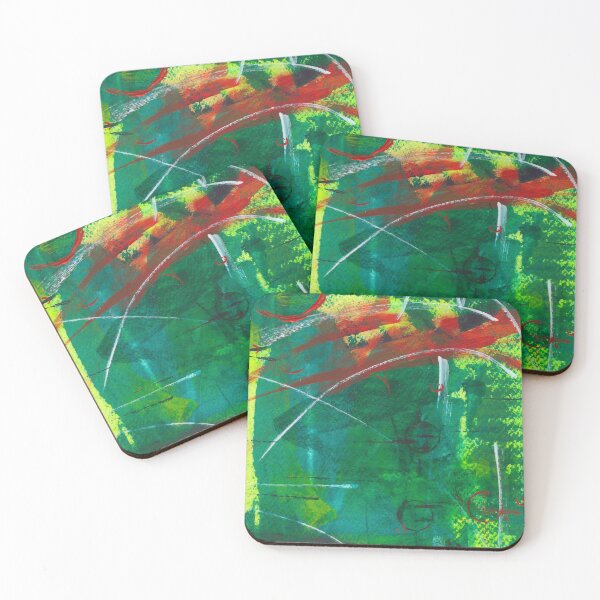 Item preview, Atmospheric in Green I  designed and sold by ShonaCallumArt.