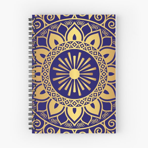 Item preview, Gold gradient circular mandala art designed and sold by Art-spree.