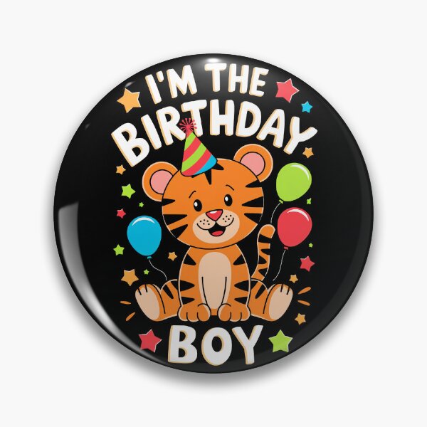 Item preview, Funny Tiger Birthday Boy Bday Boys Girls Kids designed and sold by rafaeltto.