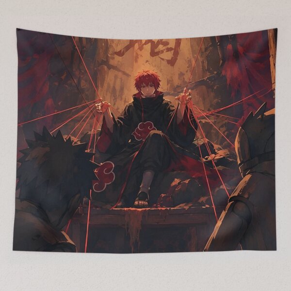 Item preview, Sasori of the Red Sand Puppet Master | Akatsuki Dark Anime Aesthetic Art designed and sold by Dyan4.