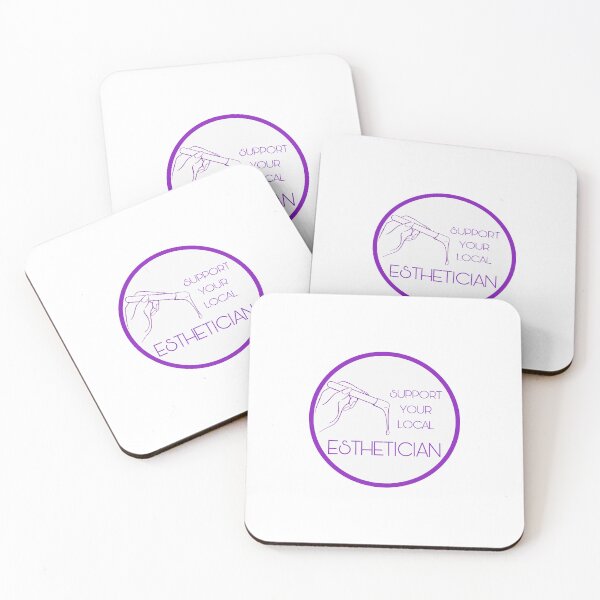 Item preview, Support Your Local Esthetician! (purple) designed and sold by Sonora Wells-Wedge.