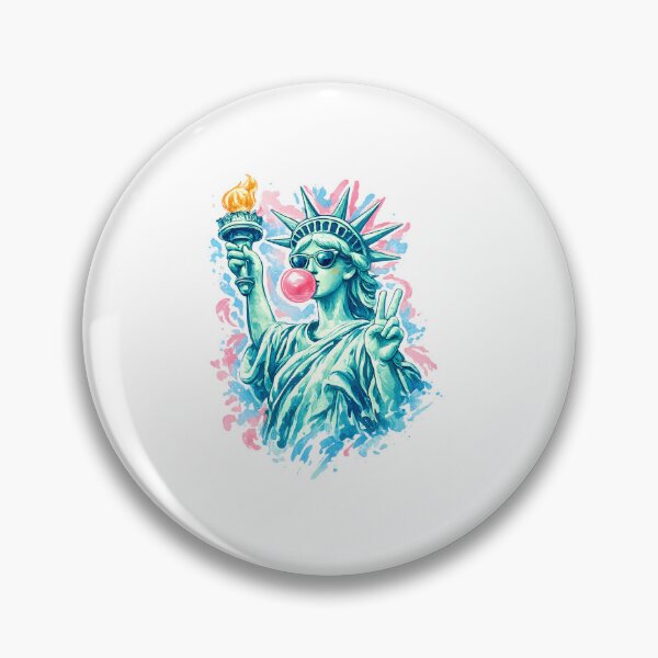 Item preview, Cool Statue of Liberty Sunglasses Bubblegum Fourth of July designed and sold by tarzbol.