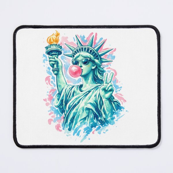 Item preview, Cool Statue of Liberty Sunglasses Bubblegum Fourth of July designed and sold by tarzbol.