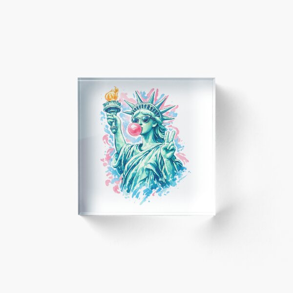 Item preview, Cool Statue of Liberty Sunglasses Bubblegum Fourth of July designed and sold by tarzbol.