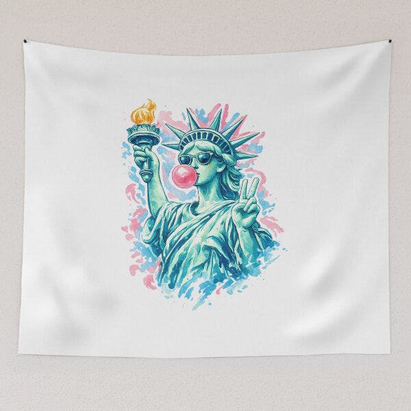 Item preview, Cool Statue of Liberty Sunglasses Bubblegum Fourth of July designed and sold by tarzbol.