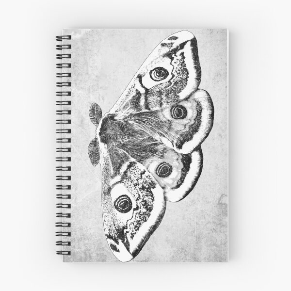 Item preview, Male Emperor Moth Eyespot Wings Dark Natural History Art designed and sold by Ghoul Enterprises.
