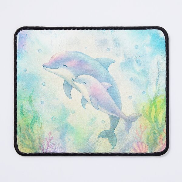 Item preview, Mom and baby dolphins designed and sold by Kr8Design.