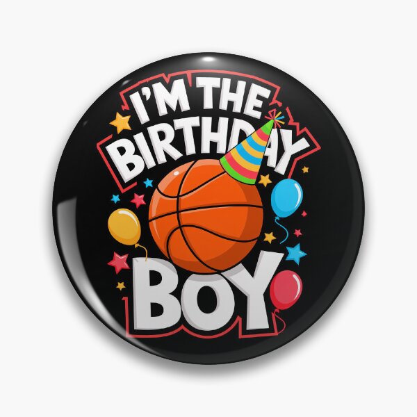 Item preview, Funny Basketball Birthday Boy Bday Boys Girls Kids designed and sold by rafaeltto.