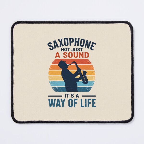 Item preview, Retro Sunset Old Man Saxophone Way of Life Saxophonist Dad designed and sold by bosamji.