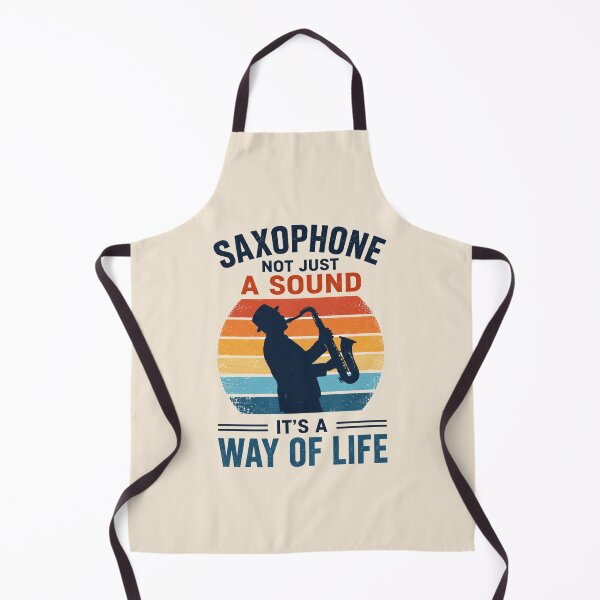 Item preview, Retro Sunset Old Man Saxophone Way of Life Saxophonist Dad designed and sold by bosamji.