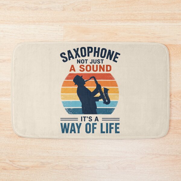 Item preview, Retro Sunset Old Man Saxophone Way of Life Saxophonist Dad designed and sold by bosamji.