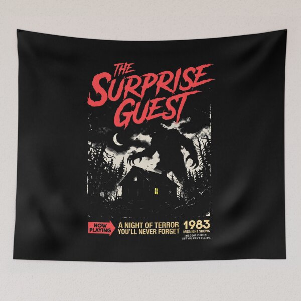 Item preview, The Surprise Guest In Law Holiday Horror Poster designed and sold by SplashTastic.