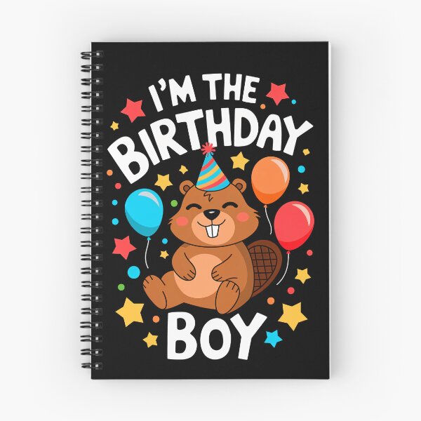 Item preview, Funny Beaver Birthday Boy Bday Boys Girls Kids designed and sold by rafaeltto.