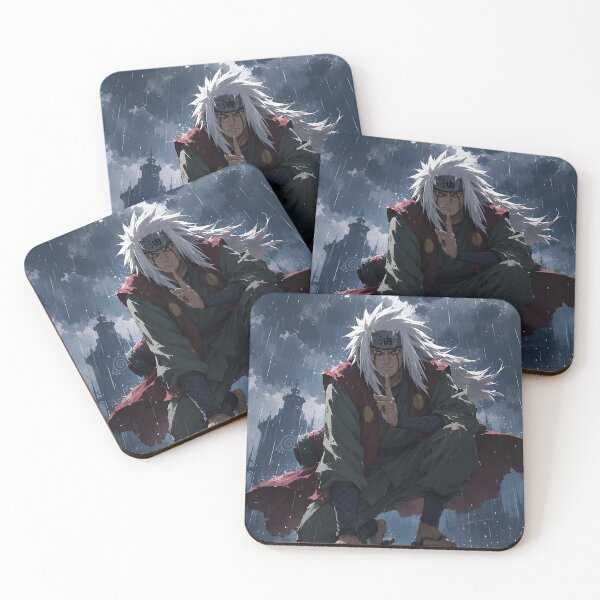 Item preview, Jiraiya the Gallant Sage in the Rain | Legendary Sannin Naruto Anime Art designed and sold by Dyan4.