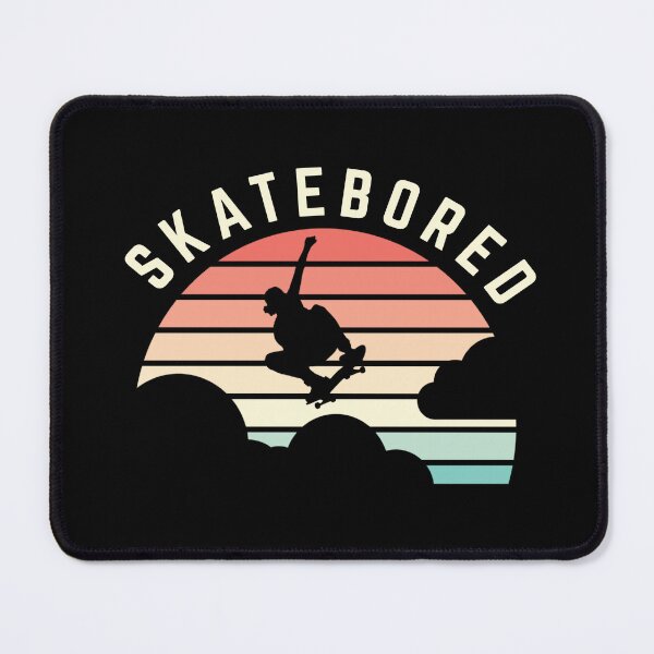 Item preview, Skate-Bored – Retro Sunset Skateboarding Silhouette Design designed and sold by AtlantiqArt.